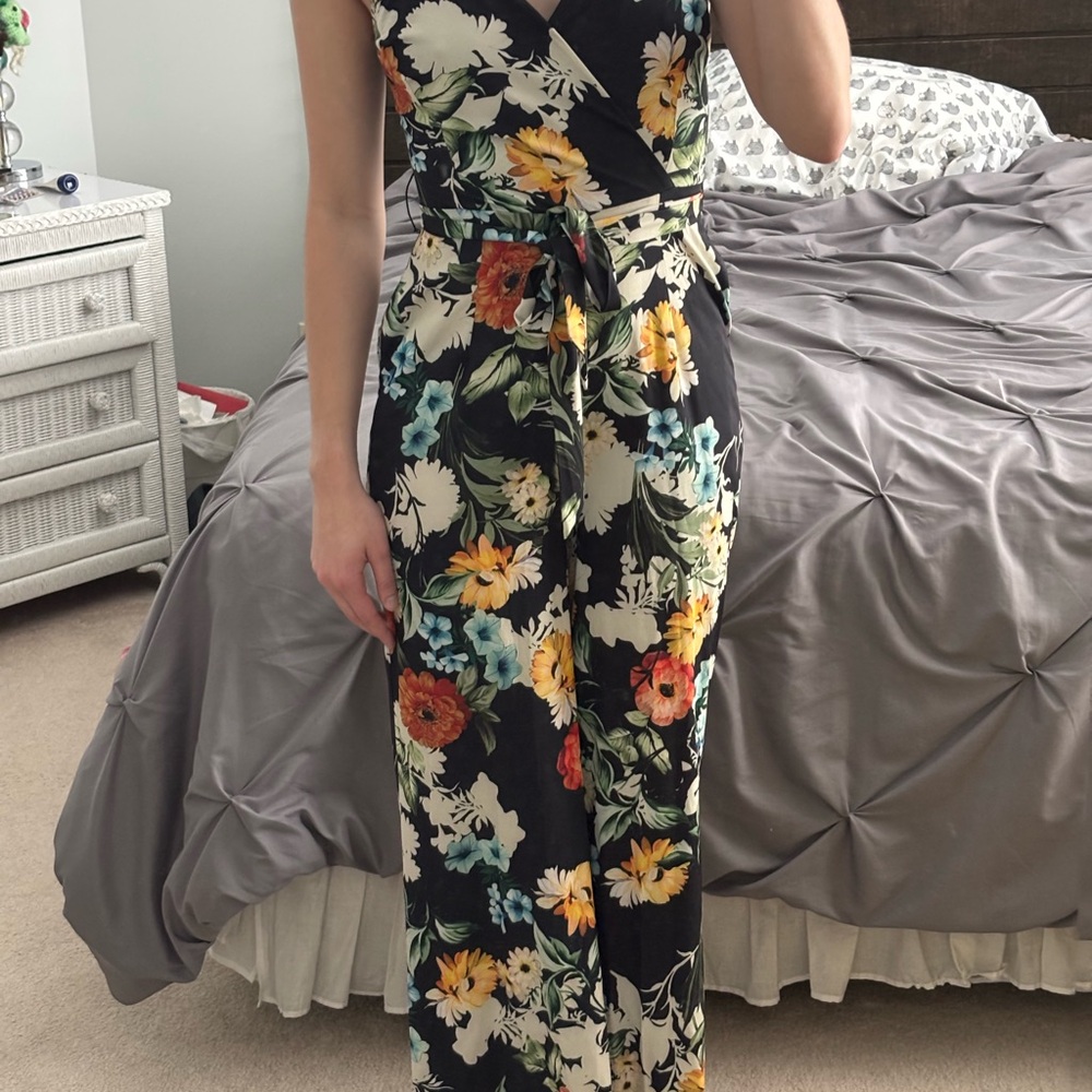 Multicolor Floral Jumpsuit